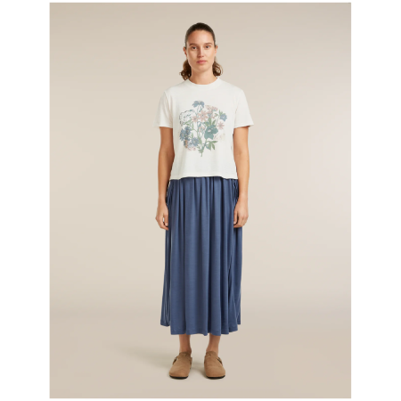 Dámske tričko Icebreaker Merino 150 Tech Lite SS Crop Tee NZ Flora