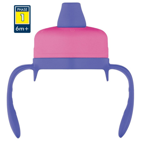 Mäkký náustok Thermos Foogo ružová/modrá