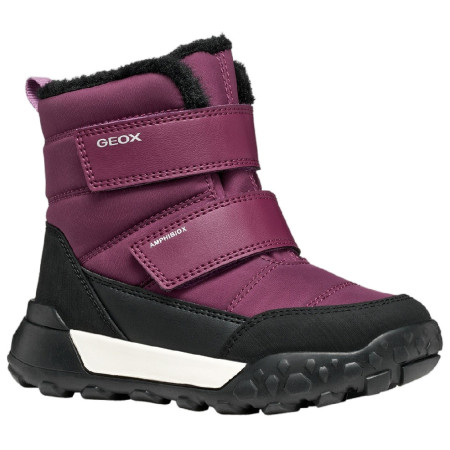 Detské zimné topánky Geox J Trekkyup Girl B AB ružová/fialová DK PURPLE/FUCHSIA