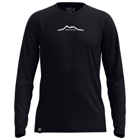 Pánske tričko Ortovox 150 Cool Mountain Long sleeve čierna Black Raven