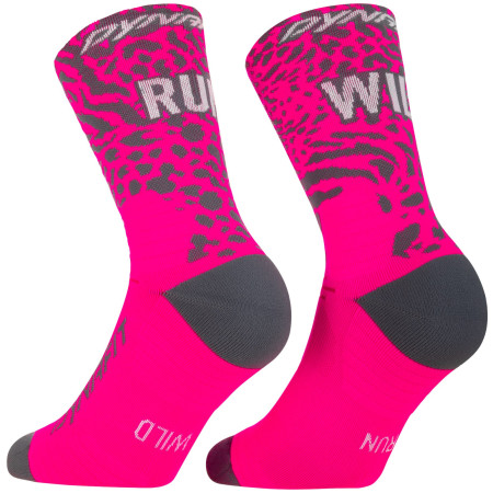 Ponožky Dynafit Run Wild Crew Sk ružová pink glo/0720