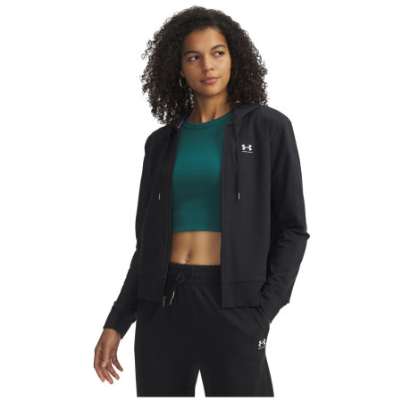 Dámska mikina Under Armour Sport Terry FZ čierna