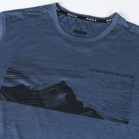 Pánske tričko MOOA Merino Lyolite Highlander 150 Short