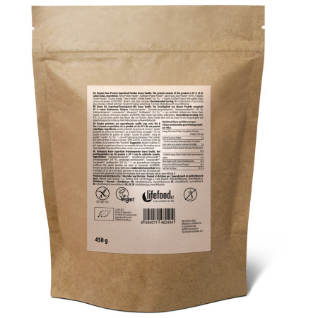 Proteínový prášok Lifefood PROTEIN BIO RAW vanilkový 450 g