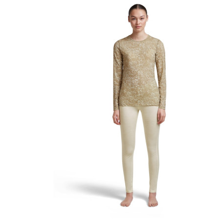 Dámske funkčné tričko Icebreaker Women M 200 Oasis LS Crewe Moss BloomAOP