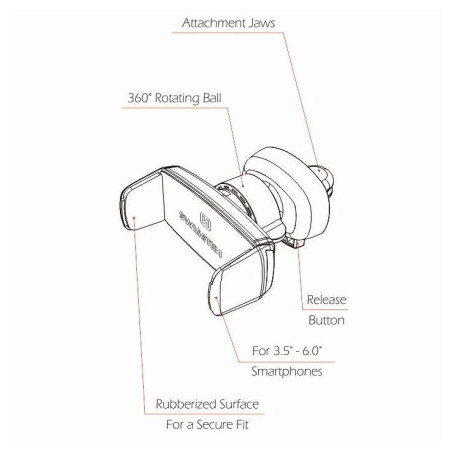 Držák do auta Swissten S-Grip AV-2