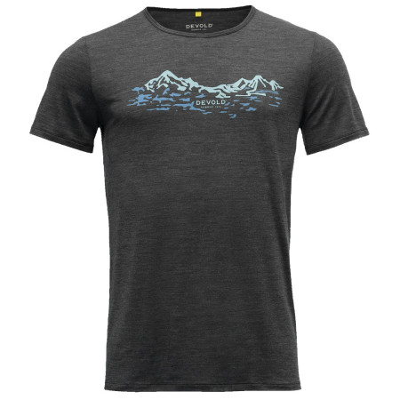 Pánske funkčné tričko Devold Utladalen Merino 130 Tee Man tmavě šedá Anthracite