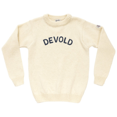 Sveter Devold Nansen Legacy Sweater biela OFFWHITE/INK