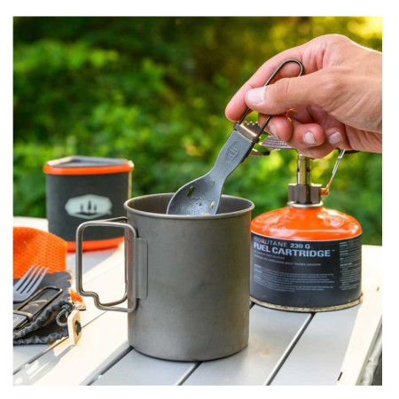 Súprava príborov GSI Outdoors Tekk Trio Folding Cutlery Set