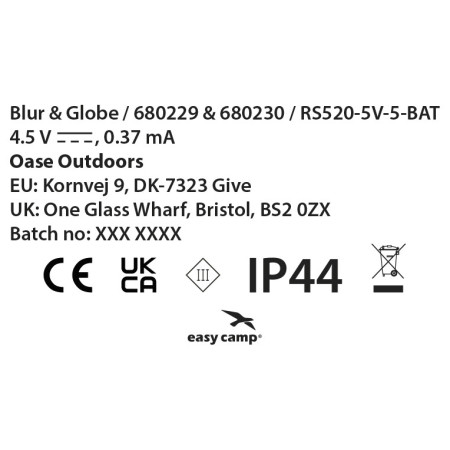 Svetelná reťaz Easy Camp Globe Light Chain