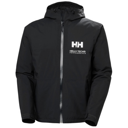 Pánska bunda Helly Hansen Ace Ins Rain Jacket čierna 990 Black