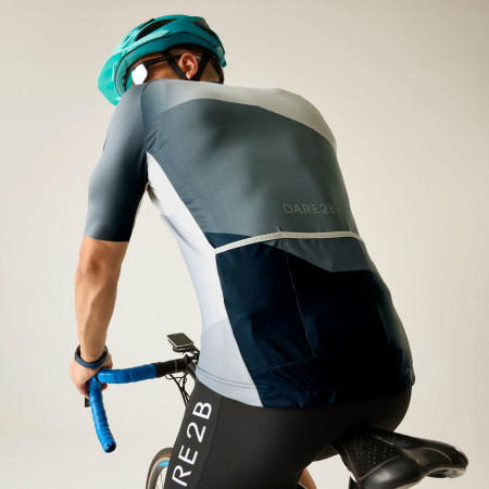 Pánsky cyklistický dres Dare 2b Lightning Short Sleeve Printed Jersey