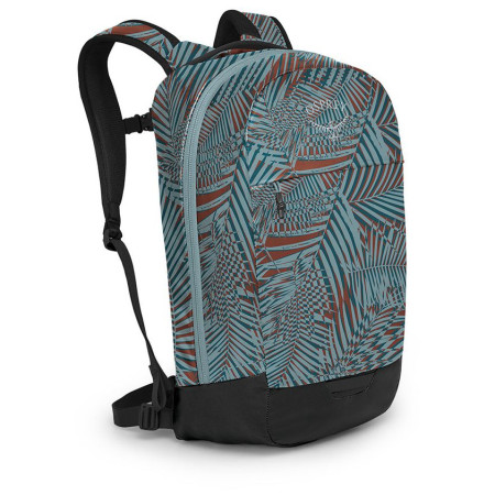 Batoh Osprey Transporter Panel Loader hnedá/modrá palm leaf glitch print