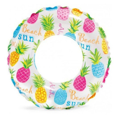 Kruh Intex Lively Print Swim Ring 59230NP biela