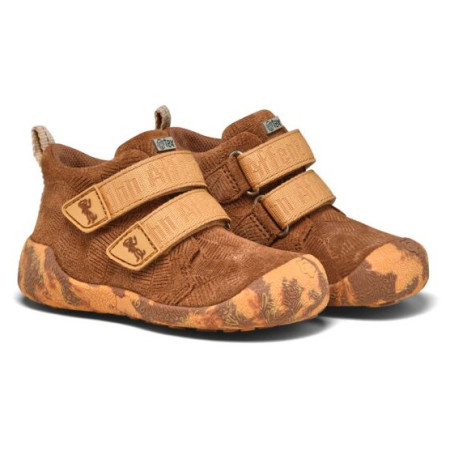 Dětské barefoot boty Affenzahn Prewalker Lowboot Leather Talky Affenzahn hnedá Affenzahn