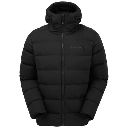 Pánska páperová bunda Montane Tundra Hoodie čierna