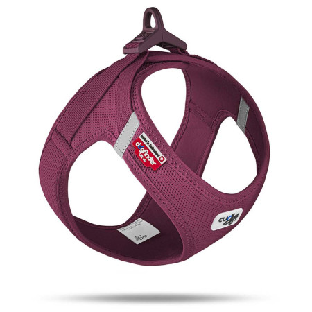 Postroj pre psa Curli Vest Clasp Air-Mesh fialová Ruby