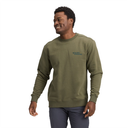 Pánska mikina Black Diamond M Mini Stacked Crewneck