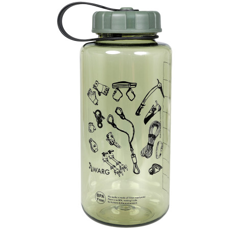 Fľaša Warg Gear Tritan Wide 1 L zelená green