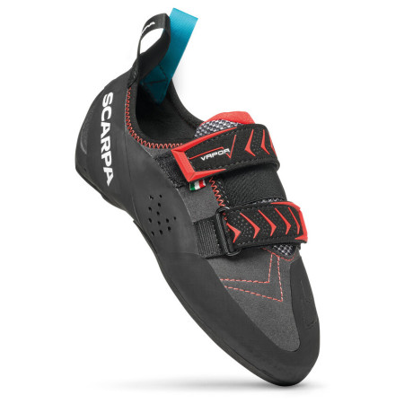 Lezečky Scarpa Vapor V LV sivá/červená Smoke-Coral