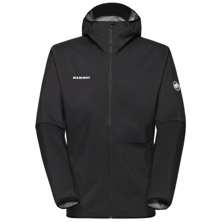 Pánska bunda Mammut Ducan Light HS Hooded Jacket čierna black 0001