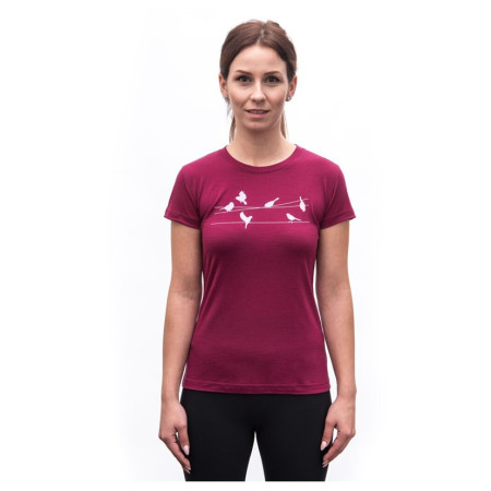 Dámske funkčné tričko Sensor Merino Active Songbirds
