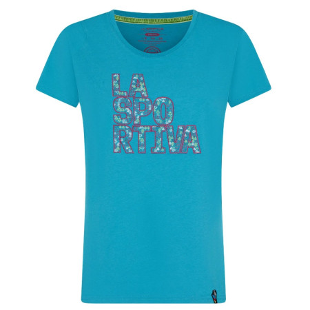 Dámske tričko La Sportiva Pattern T-Shirt W svetlomodrá Topaz