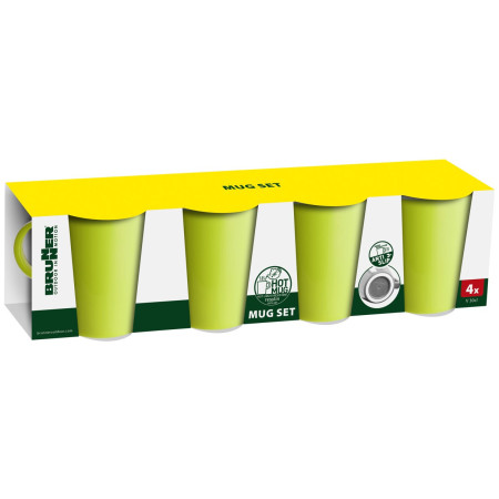 Sada hrnčekov Brunner Mug Set ABS zelená