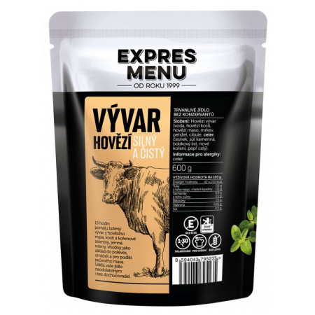 Hotové jedlo Expres menu Hovězí vývar