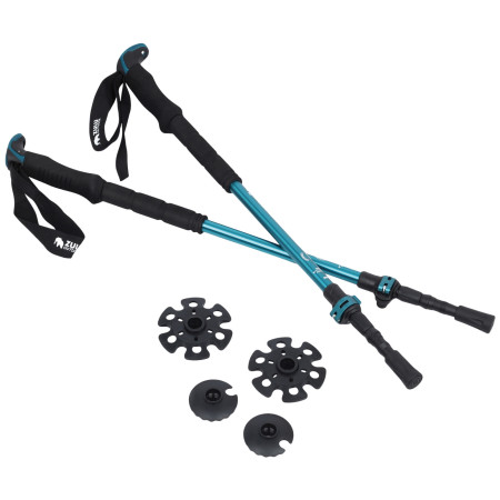 Trekové palice Zulu Dual Lock Antishock modrá blue