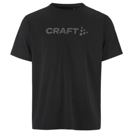 Pánske tričko Craft ESSence Logo Tee 2 M čierna Black