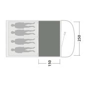 Koberec ku stanu Outwell Cozy Carpet Sky 4