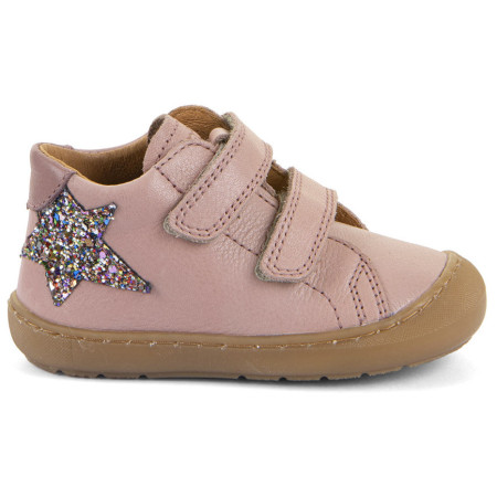 Detské celoročné barefoot topánky Froddo Ollie S Star Pink