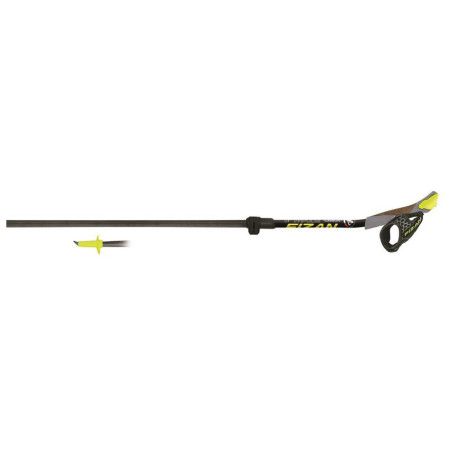 Nordic Walking palice Fizan Carbon Pro Impulse čierna/zelená