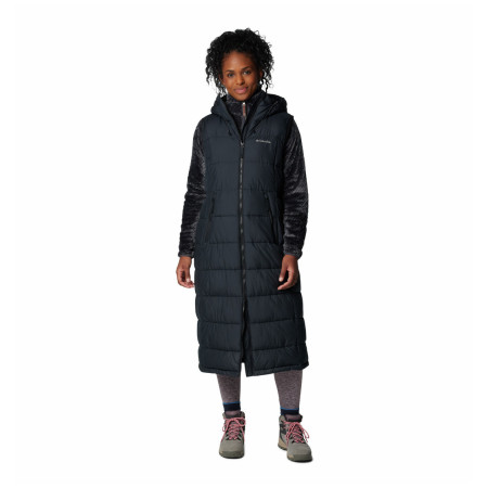 Dámska vesta Columbia Pike Lake Long Vest čierna Black