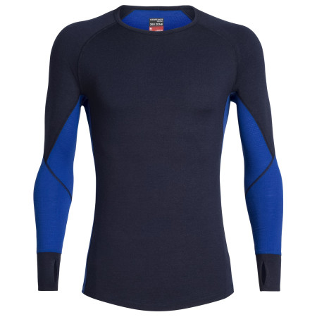 Pánske triko Icebreaker Mens 260 Zone LS Crewe-midnight navy surf
