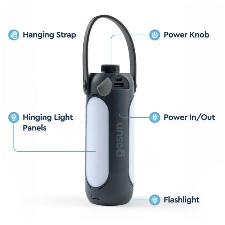 Lucerna GoSun Shine 3v1 baterka a power zdroj