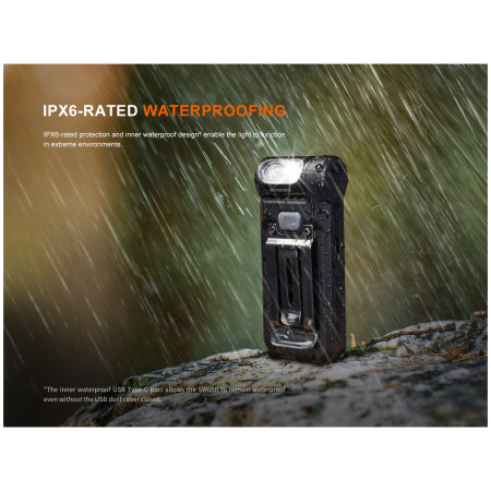 Vrecková baterka Fenix SW05R-UV