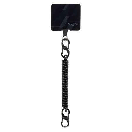 Bezpečnostné pútko Nite Ize Hitch Phone Anchor + Tether čierna