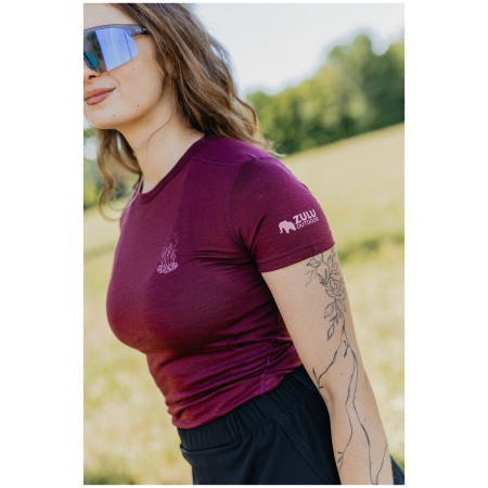 Dámske tričko Zulu Merino Fire 160 Short