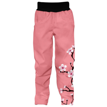 Detské softshellové nohavice WAMU Pink ružová PINK
