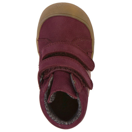 Detské celoročné barefoot topánky Froddo Ollie Tex Bordeaux