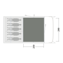 Koberec ku stanu Outwell Cozy Carpet Colorado 5 Air