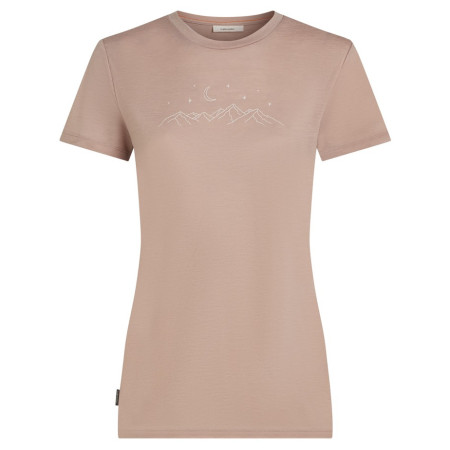 Dámske tričko Icebreaker Women Merino 150 Tech Lite SS Tee Sparkling Stars ružová Pink Quartz