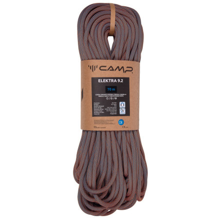 Lezecké lano Camp Elektra 9.2 - 70m modrá/oranžová Orange / Blue