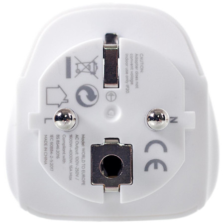 Adaptér Lifeventure World to Europe Travel Adaptor