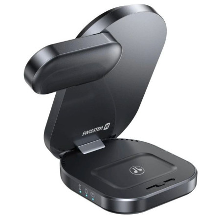 Bezdrôtová nabíjačka Swissten MagBase 3-in-1