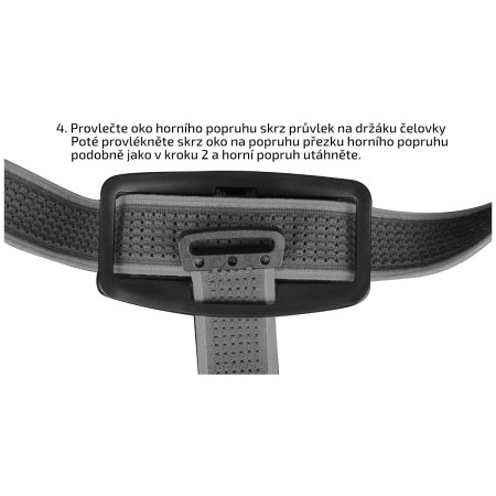 Čelovka Fenix Sada černých popruhů AFH-02 pro čelovky Fenix