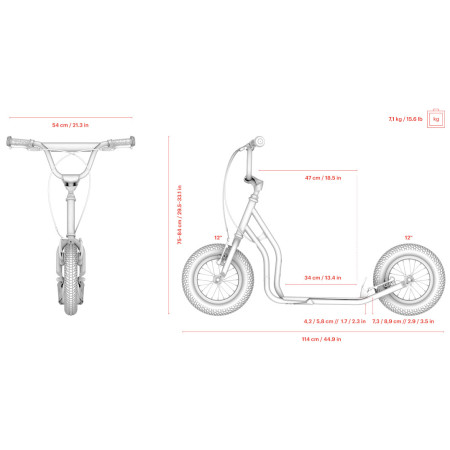 Kolobežka Yedoo Tidit