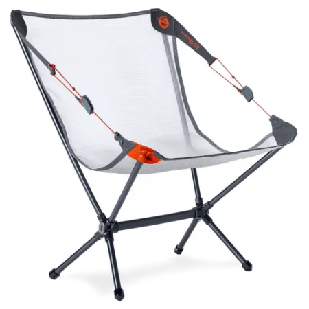 Stolička NEMO Equipment Moonlite Elite Reclining Camp Chair sivá/oranžová Goodnight Gray